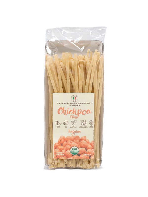 Linguine with Organic Chickpea Flour - Pastas, Rice, and Grains - Buon'Italia