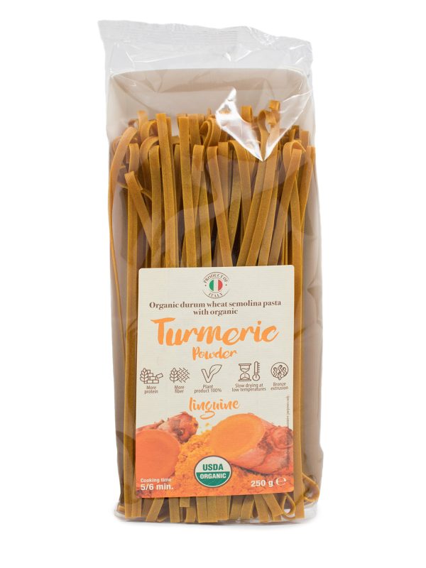 Linguine with Organic Turmeric Flour - Pastas, Rice, and Grains - Buon'Italia