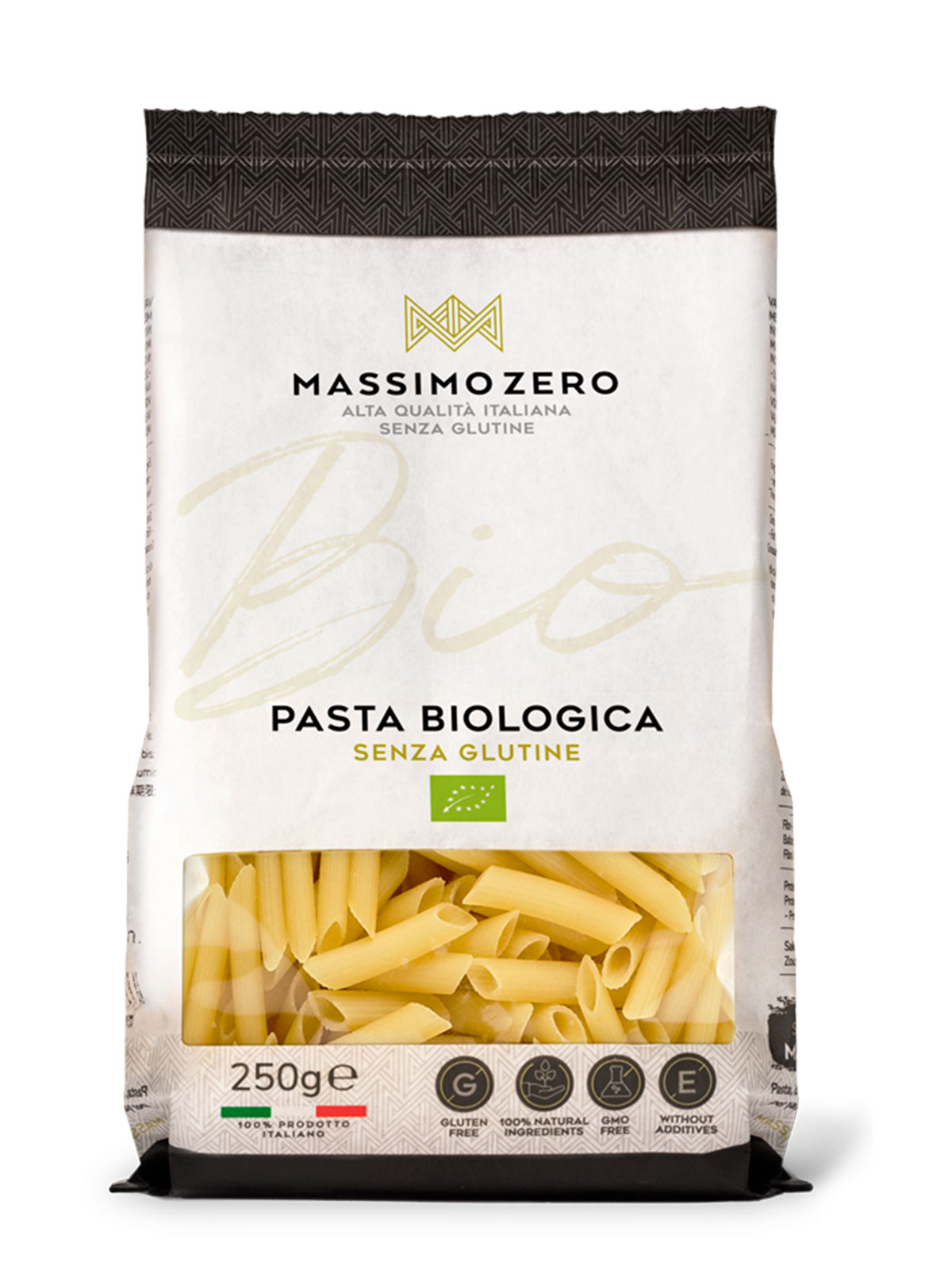 MZ ORGANIC GLUTEN FREE PENNE RIGATE 250 GR- Gluten-free, Pasta, Pastas, Rice & Grains - Buon'Italia