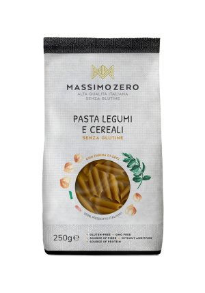 MZ PENNE RIGATE WITH LEGUMES AND CEREALS 250 - Pasta, Pastas, Rice & Grains- Buon'Italia