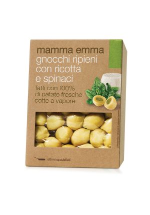 MAMMA EMMA POTATO GNOCCHI FILLED W/SPINACH AND RICOTTA- Pasta, Pastas, Rice & Grains- Buon'Italia