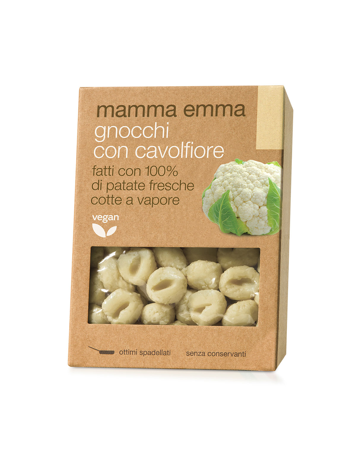 MAMMA EMMA POTATO GNOCCHI W/CAULIFLOWER-Pasta, Pastas, Rice & Grains- Buon'Italia