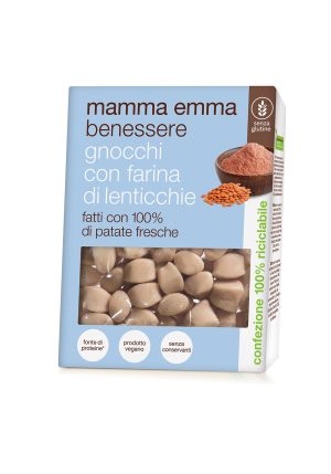 MAMMA EMMA GLUTEN FREE GNOCCHI W/LENTIL FLOUR 350 GR Pasta, Pastas, Rice & Grains - Buon'Italia