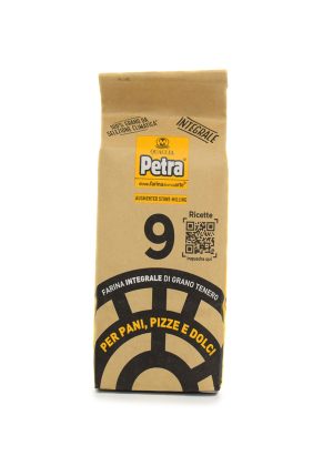 PETRA 9 WHOLEWHEAT FLOUR FOR BREAD/PIZZA/DESSERTS 500 GR - Baking Essentials - Buon'Italia
