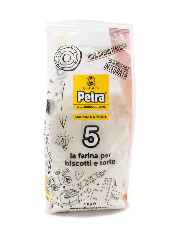 PETRA 5 Flour for Cookies and Cakes - Baking Essentials - Buon'Italia