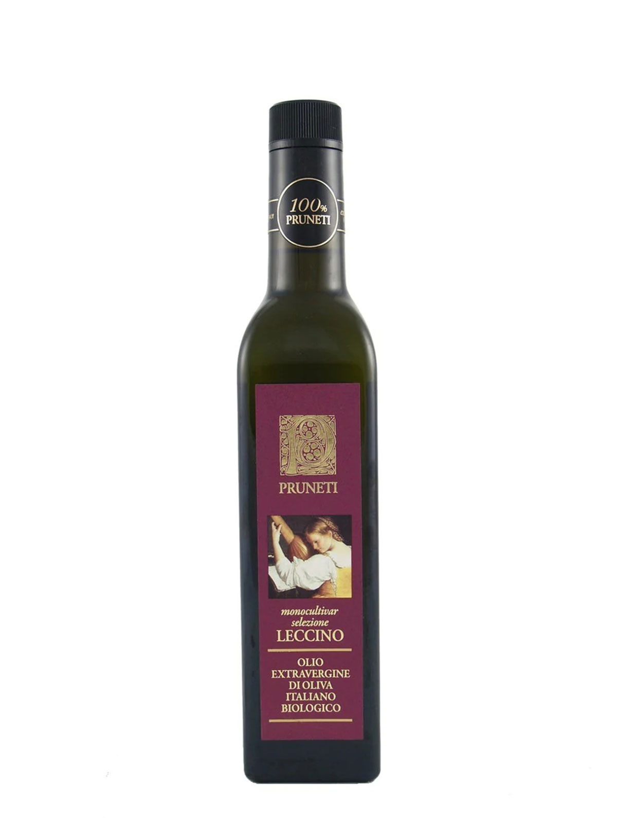 EVOO PRUNETI LECCINO ORGANIC 500 ML - Extra Virgin Olive Oil, Oils & Vinegars - Buon'Italia