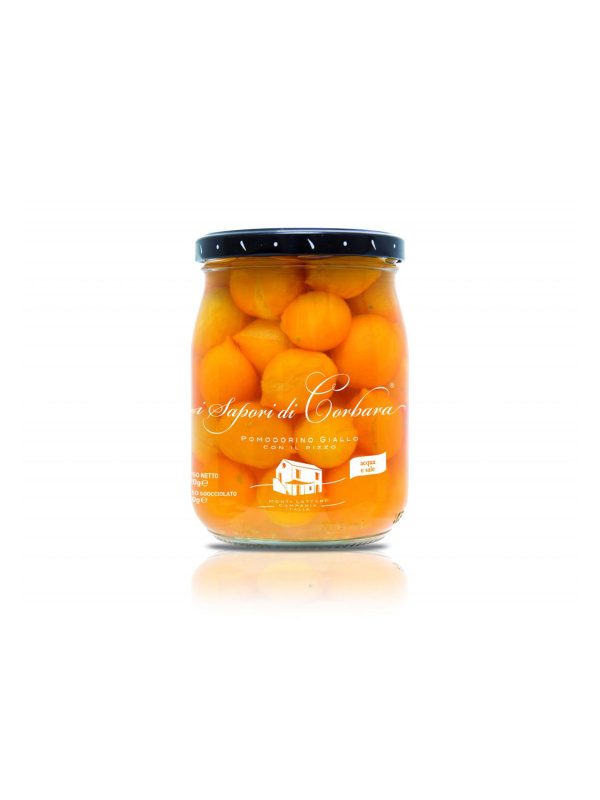 SDC YELLOW CHERRY TOMATO IN WATER & SALT 520 GR