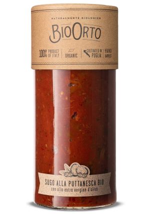 BIO ORTO ORGANIC PUTTANESCA SAUCE 550 GR - Pantry, Sauces & Condiments, Tomato - Buon'Italia