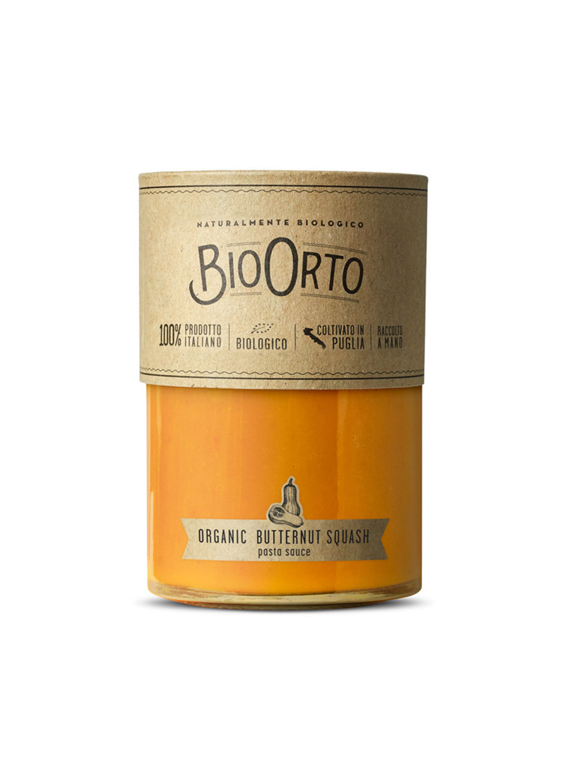 BIO ORTO ORGANIC BUTTERNUT SQUASH CREAM 350 GR - Pantry, Sauces & Condiments - Buon'Italia