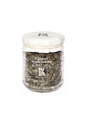 KAZZEN CAPERS FROM PANTELLERIA IGP IN SALT 150 GR - Olives & Capers, Pantry - Buon'Italia