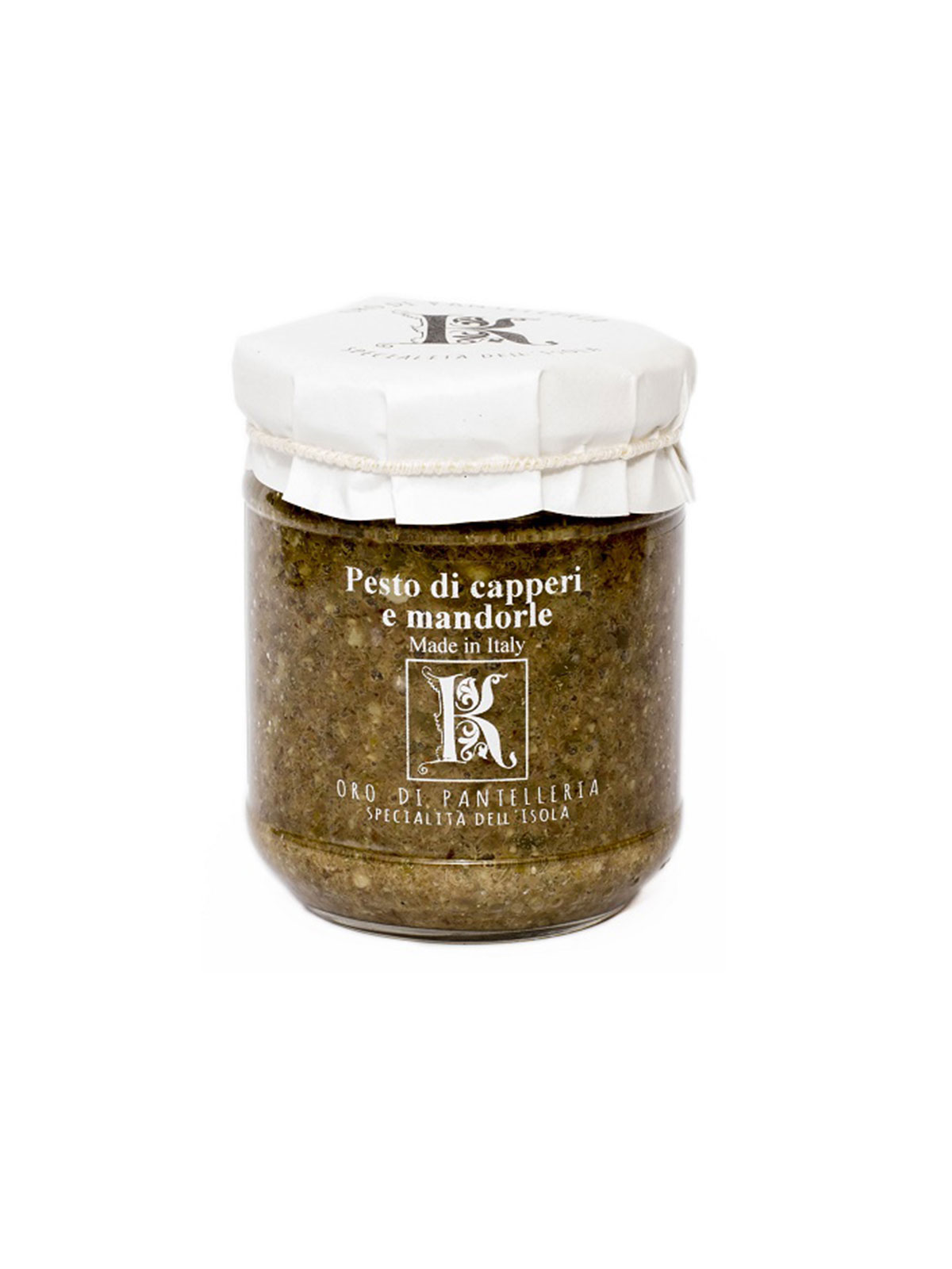 KAZZEN PESTO WITH CAPERS AND ALMONDS 195 GR - Olives & Capers, Pantry, Sauces & Condiments - Buon'Italia