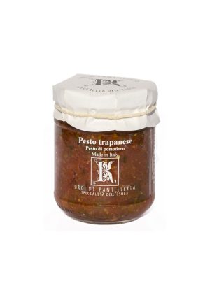 KAZZEN PESTO FROM TRAPANI 180 GR - Pantry, Sauces & Condiments - Buon'Italia