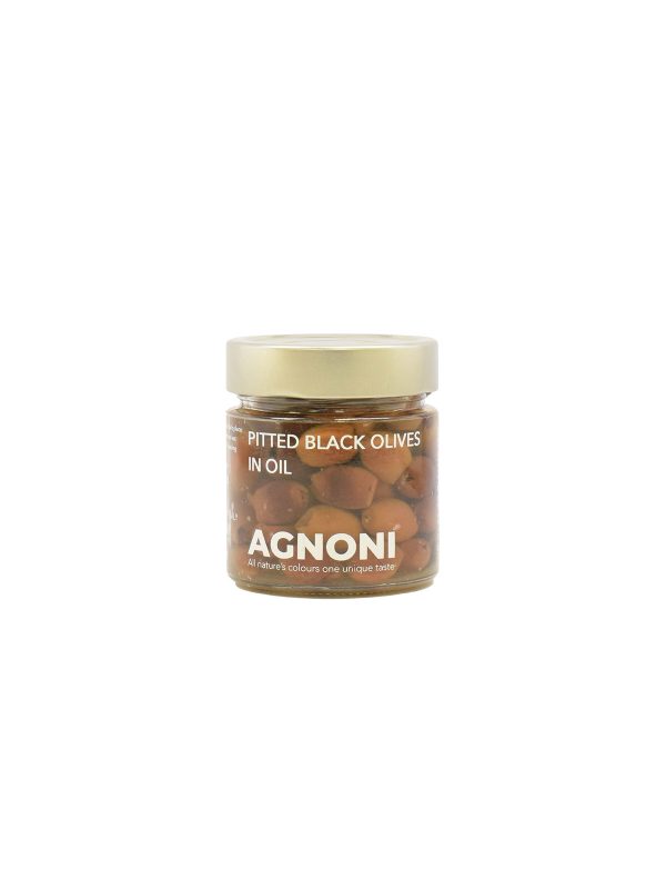 AGNONI LECCINO OLIVE PITTED IN OIL 212 GR