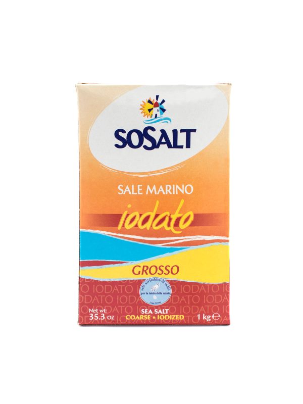 Iodized Coarse Sicilian Sea Salt - Pantry - Buon'Italia