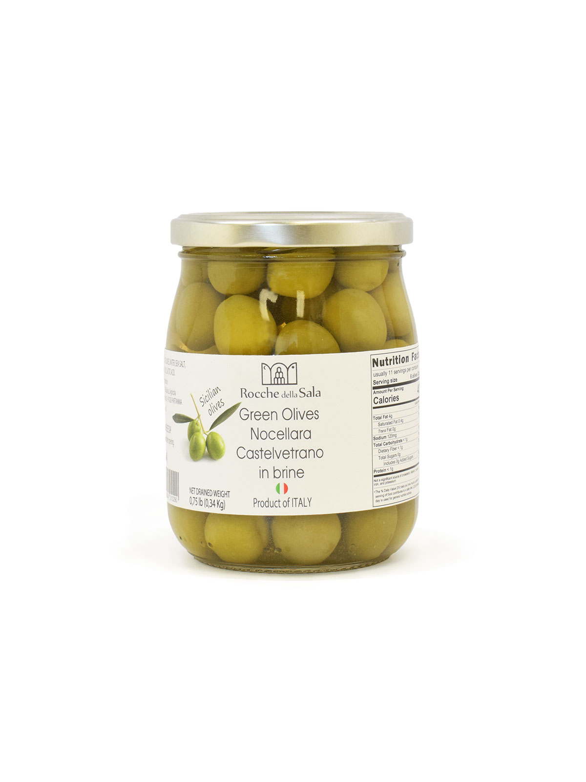 ROCCHE CASTELVETRANO OLIVES 340 GR