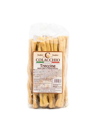 Treccine Aglio Olio e Peperoncino - Sweets, Treats & Snacks - Buon'Italia