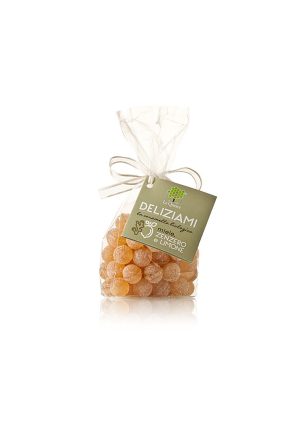 LE QUERCE ORGANIC HONEY LEMON AND GINGER CANDY 100 GR