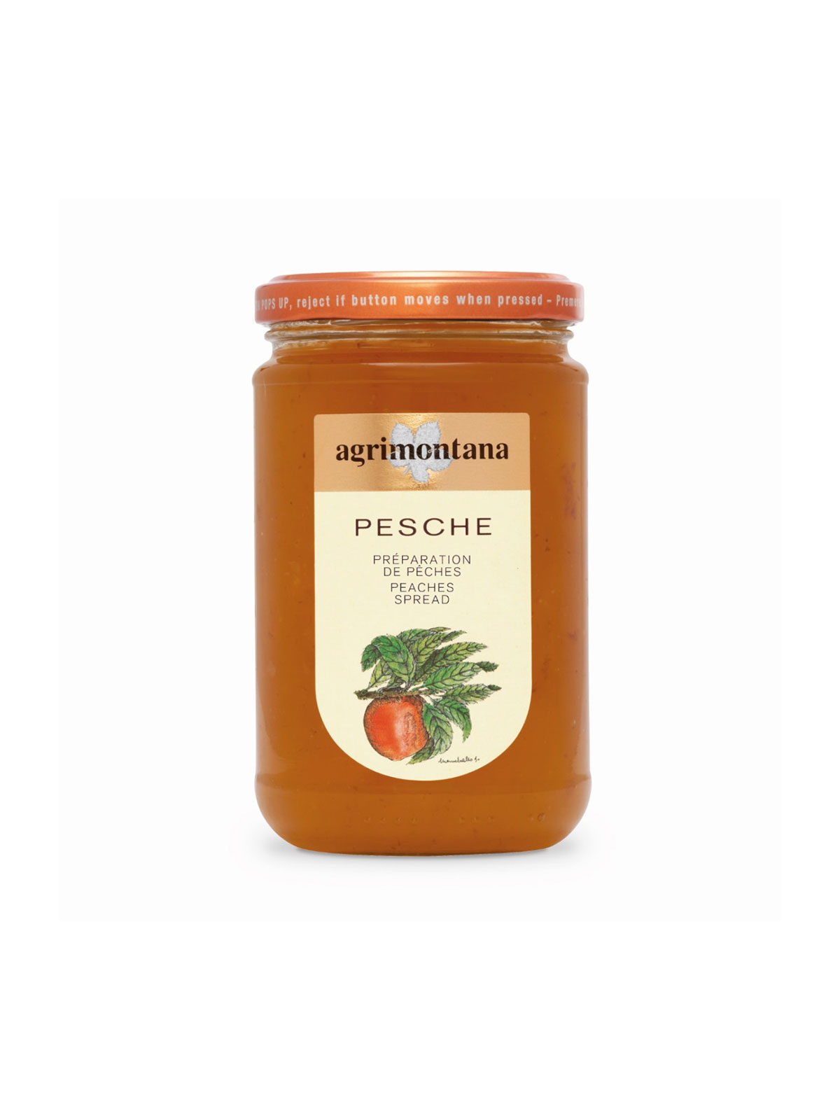 AGR PEACH EXTRA JAM 350 GR 06176