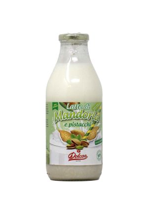 DOLCON ALMOND MILK W/PISTACCHIO 750 ML - Beverages, Nuts & Seeds, Sweets, Treats & Snacks - Buon'Italia