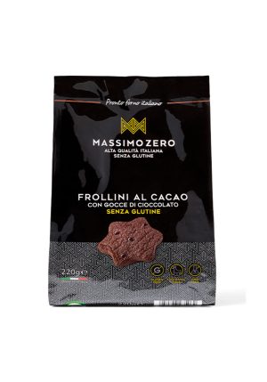 MZ GLUTEN FREE CHOCOLATE FROLLINI W/CHOCOLTATE CHIPS 220 GR - Chocolate, Gluten-free, Sweets, Sweets, Treats & Snacks - Buon'Italia