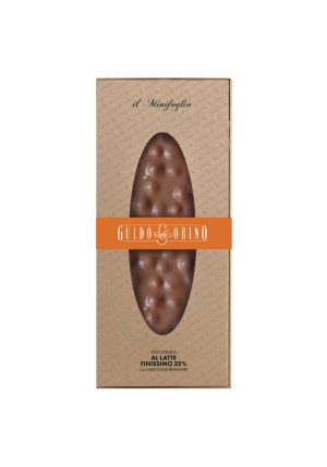 Mini Foglio Milk Chocolate 35% with Whole Hazelnuts - Sweets, Treats & Snacks - Buon'Italia