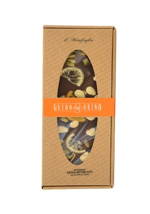 Guido Gobino Mini Foglio Dark Chocolate with Sicilian Fruits - Sweets, Treats, & Snacks - Buon'Italia