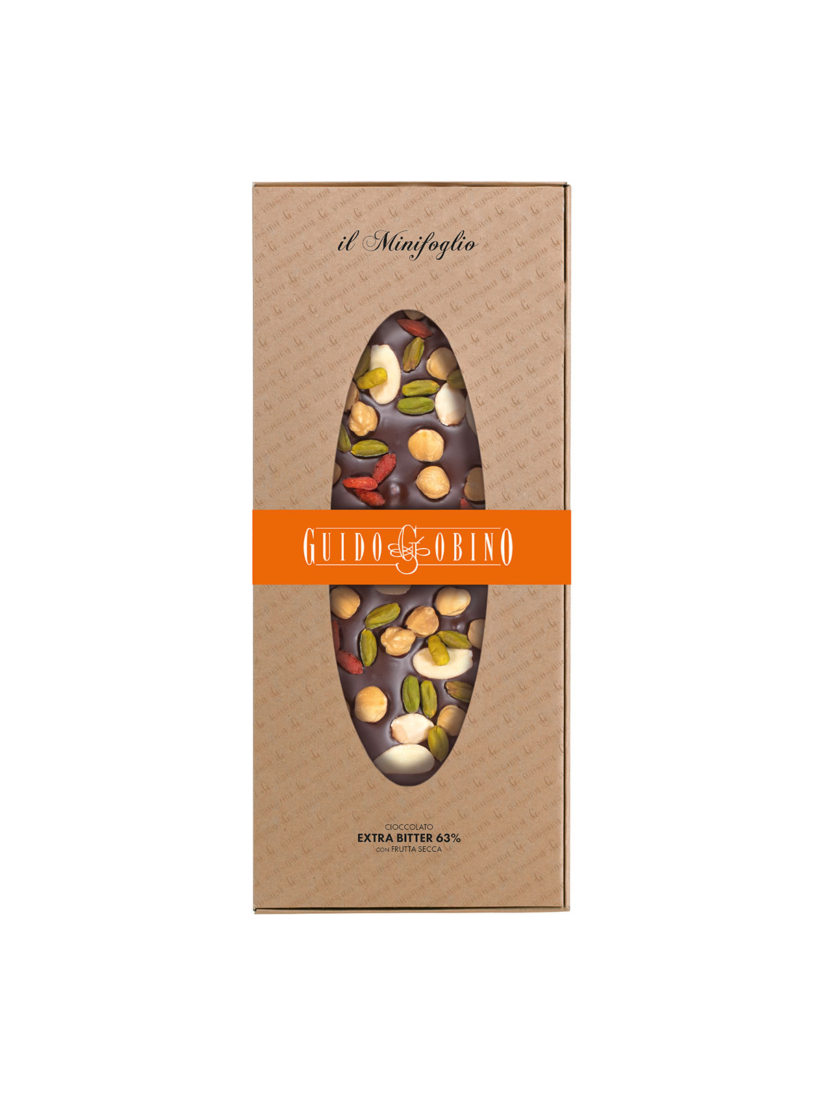 Guido Gobino Mini Foglio Dark Chocolate Bar with Nuts - Sweets, Treats, & Snacks - Buon'Italia